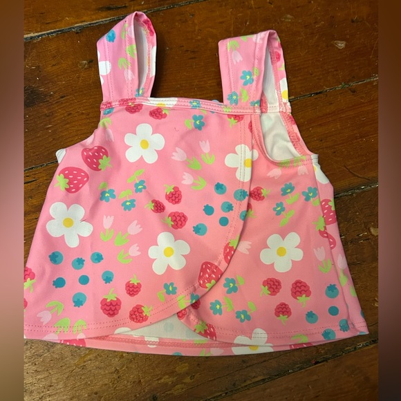 IPlay Swim Tankini Set w/ Snap Swimsuit Diaper & Sun Protection Hat NWT 6 Months - Picture 10 of 11